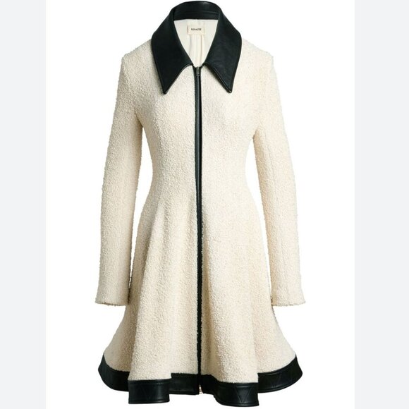 NWT KHAITE Jerole Bouclé Coat size medium - Picture 1 of 5